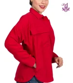 شومیز مخمل کبریتی مدل RIB - Image 4