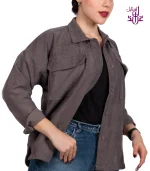 شومیز مخمل کبریتی مدل RIB - Image 13