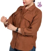 شومیز مخمل کبریتی مدل RIB - Image 10