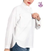 شومیز مخمل کبریتی مدل RIB - Image 5