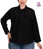 شومیز مخمل کبریتی مدل RIB - Image 6