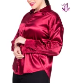 شومیز ساتن مدل MIRA - Image 4