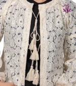 شومیز جلو منگوله مدل SORAYA - Image 6