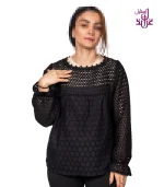 شومیز گیپور مدل Taniya - Image 3