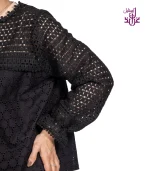 شومیز گیپور مدل Taniya - Image 5