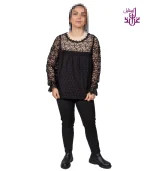 شومیز گیپور مدل Taniya - Image 17