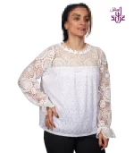 شومیز گیپور مدل Taniya - Image 20