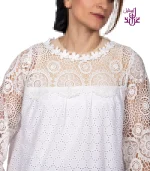 شومیز گیپور مدل Taniya - Image 24