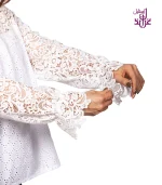 شومیز گیپور مدل Taniya - Image 27