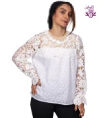 شومیز گیپور مدل Taniya - Image 31
