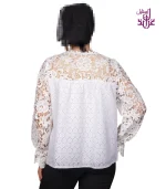 شومیز گیپور مدل Taniya - Image 33