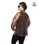 شومیز پلنگی مدل Leopa - Image 6