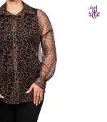 شومیز پلنگی مدل Leopa - Image 8